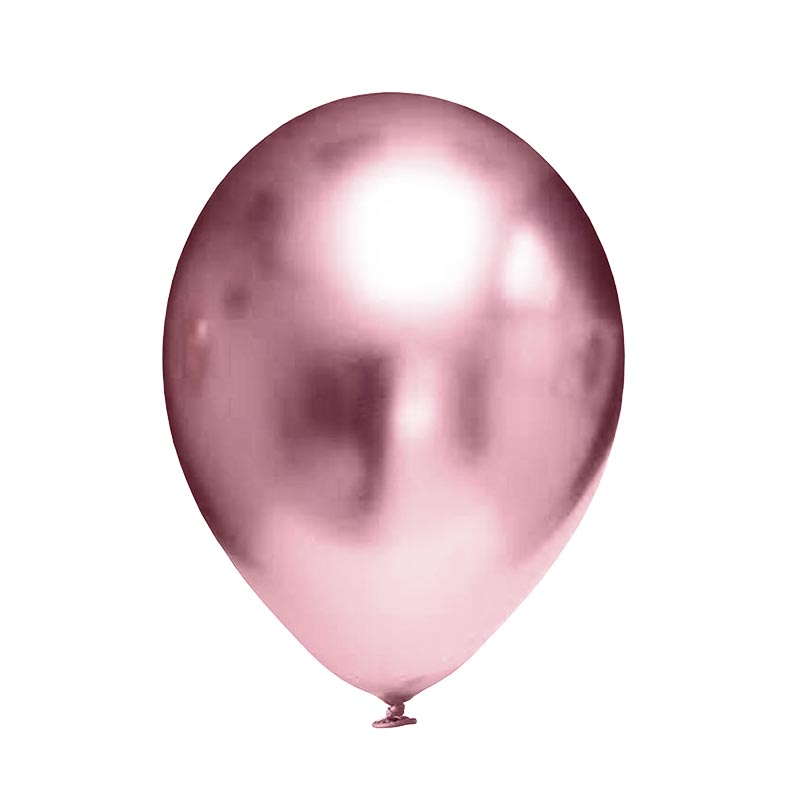 Balony chromowane RÓŻOWE ZŁOTO nr735 100szt